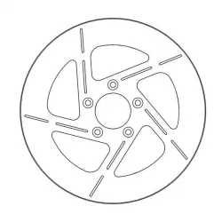 Δισκόπλακα MOTO-MASTER BRAKE ROTOR FIX ROUND LEFT Harley Davidson FLS 1690 14