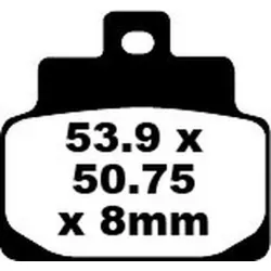 Τακάκια μοτοσυκλέτας EBC SFA ORG SCOOTER SFA301