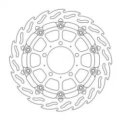 Δισκόπλακα MOTO-MASTER FLAME RACE FR LEFT 5 5mm Ninja 1000 SX ABS