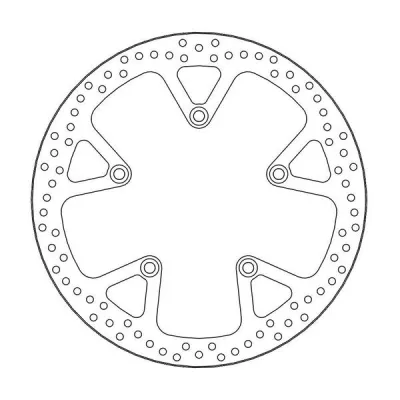 Δισκόπλακα MOTO-MASTER BRAKE ROTOR FIX ROUND L/R BMW K 1600 GRAND AMERICA ABS 23