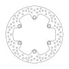Δισκόπλακα MOTO-MASTER BRAKE ROTOR ROUND FIX L/R