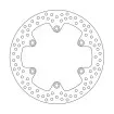 Δισκόπλακα MOTO-MASTER BRAKE ROTOR ROUND FIX L/R thumb