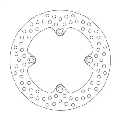 Δισκόπλακα MOTO-MASTER HALO REAR DISC HONDA