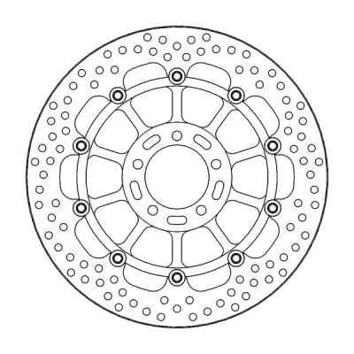 Δισκόπλακα MOTO-MASTER BRAKE DISC HALO T-FLOATER KAWASAKI ZX-10 RR 1000 ABS 20-23