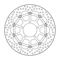 Δισκόπλακα MOTO-MASTER BRAKE ROTOR ROUND TRIUMPH TIGER 1050 ABS