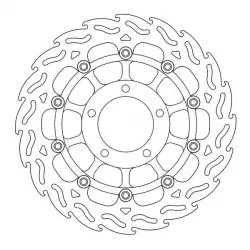 Δισκόπλακα MOTO-MASTER FLAME RIGHT DISC TRIUMPH SPEED FOUR 600