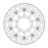 Δισκόπλακα MOTO-MASTER BRAKE DISC HALO T-FLOATER HONDA CBR 1000 RR-R ABS 21