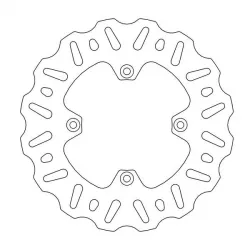 Δισκόπλακα MOTO-MASTER BRAKE ROTOR FIX WAVE NITR SUZUKI RM 85 17/14 23