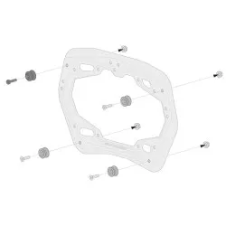 Σετ στερέωσης για πλαϊνές βαλίτσες SW-MOTECH ADPT KIT PRO SIDE CARRIER Σετ στερέωσης για πλαϊνές βαλίτσες SW-MOTECH ADPT KIT PRO SIDE CARRIER