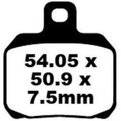 Τακάκια μοτοσυκλέτας EBC SFA ORG SCOOTER SFA266