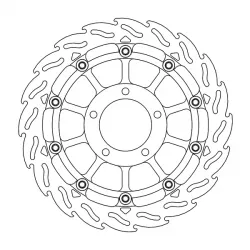 Δισκόπλακα MOTO-MASTER BRAKE ROTOR FLOAT ROUND TRIUMPH TIGER 1050 ABS 20 Δισκόπλακα MOTO-MASTER BRAKE ROTOR FLOAT ROUND TRIUMPH TIGER 1050 ABS 20