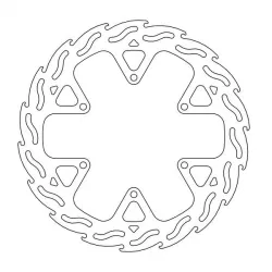 Δισκόπλακα MOTO-MASTER FLAME DISC FRONT FIX WR 125 X Δισκόπλακα MOTO-MASTER FLAME DISC FRONT FIX WR 125 X