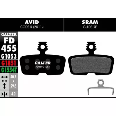 Τατάκια ποδηλάτου FD455G1053