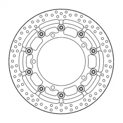Δισκόπλακα MOTO-MASTER HALO TFL FR DISC KAWASAKI Z 400 ABS
