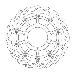 Δισκόπλακα MOTO-MASTER MOTO M.FRL FLAME HON HORN Δισκόπλακα MOTO-MASTER MOTO M.FRL FLAME HON HORN