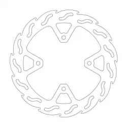 Δισκόπλακα MOTO-MASTER FLAME REAR DISC YAMAHA YP 250 R Δισκόπλακα MOTO-MASTER FLAME REAR DISC YAMAHA YP 250 R