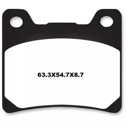 Τακάκια φρένων MOTO-MASTER BRAKE PAD CERAMIC YAMAHA XV 750 97 Τακάκια φρένων MOTO-MASTER BRAKE PAD CERAMIC YAMAHA XV 750 97