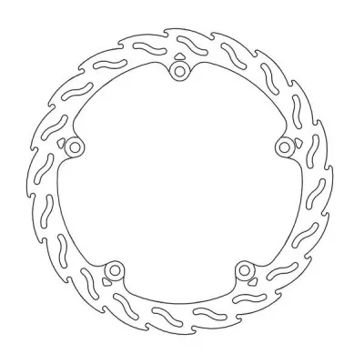 Δισκόπλακα MOTO-MASTER BRAKE ROTOR FIX FLAME RIGHT HONDA NC 750 X ABS 23