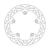 Δισκόπλακα MOTO-MASTER HALO REAR DISC BMW R NINE T ABS 23