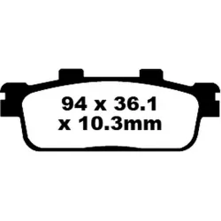 Τακάκια μοτοσυκλέτας EBC SFA ORG SCOOTER SFA427 Τακάκια μοτοσυκλέτας EBC SFA ORG SCOOTER SFA427