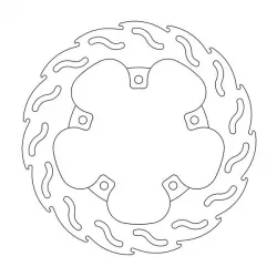 Δισκόπλακα MOTO-MASTER MOTO M. RR FLAME APR DOR.