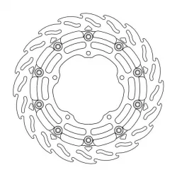 Δισκόπλακα MOTO-MASTER BRAKE ROTOR FLAME RIGHT YAMAHA YZF-R1M 1000 ABS Δισκόπλακα MOTO-MASTER BRAKE ROTOR FLAME RIGHT YAMAHA YZF-R1M 1000 ABS