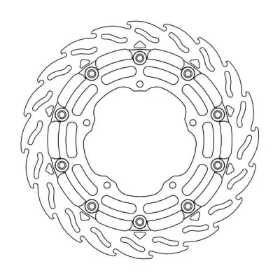 Δισκόπλακα MOTO-MASTER BRAKE ROTOR FLAME RIGHT YAMAHA YZF-R1M 1000 ABS