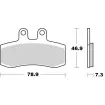 Τακάκια φρένων MOTO-MASTER BRAKE PAD CERAMIC MOTO GUZZI V85 850 TT 23 thumb