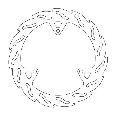 Δισκόπλακα MOTO-MASTER BRAKE ROTOR FIX FLAME RIGHT YAMAHA CZD 300 A 20