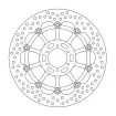 Δισκόπλακα MOTO-MASTER HALO FRONT DISC HONDA VTR 1000 F thumb