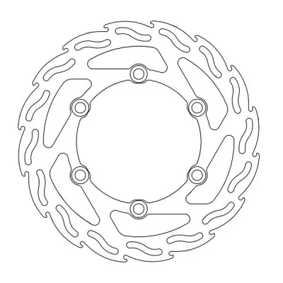 Δισκόπλακα MOTO-MASTER BRAKE ROTOR FIX FLAME RIGHT HONDA CB 125 F CBS 23