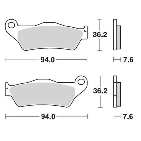 Τακάκια φρένων MOTO-MASTER BRAKE PAD SINTER RACE MX GAS GAS EX 300 23 Τακάκια φρένων MOTO-MASTER BRAKE PAD SINTER RACE MX GAS GAS EX 300 23