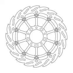 Δισκόπλακα MOTO-MASTER FLAME LEFT FRONT DISC DUCATI