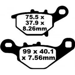 Τακάκια μοτοσυκλέτας EBC CARBON TT DIRT FA401TT Τακάκια μοτοσυκλέτας EBC CARBON TT DIRT FA401TT