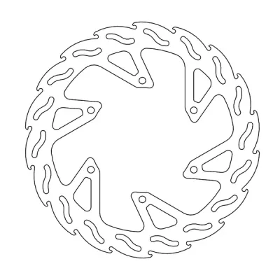 Δισκόπλακα MOTO-MASTER BRAKE ROTOR FLAME YAMAHA SR 400 17