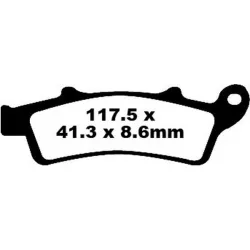 Τακάκια μοτοσυκλέτας EBC SFA ORG SCOOTER SFA324