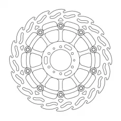 Δισκόπλακα MOTO-MASTER FLAME LEFT FR DISC HONDA.