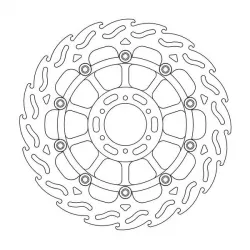 Δισκόπλακα MOTO-MASTER FLAME LEFT FR DISC HONDA CBR 1100 XX 07