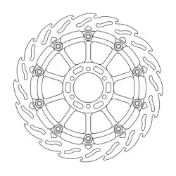 Δισκόπλακα MOTO-MASTER FLAME RACE FR LEFT 5 5mm Δισκόπλακα MOTO-MASTER FLAME RACE FR LEFT 5 5mm