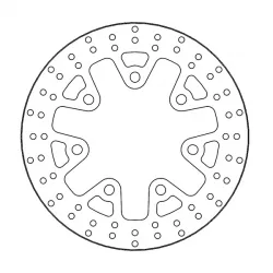 Δισκόπλακα MOTO-MASTER BRAKE ROTOR FIX ROUND L/R Harley Davidson FLHTKSE 1923 ABS 21