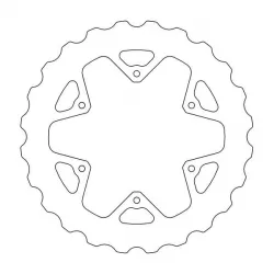 Δισκόπλακα MOTO-MASTER BRAKE ROTOR FIX WAVE MUD YAMAHA YZ 250 X 23