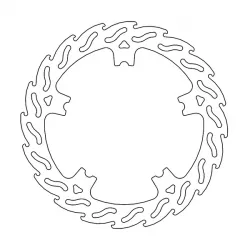 Δισκόπλακα MOTO-MASTER BRAKE ROTOR FIX FLAME L Harley Davidson FXDL 1690 17 Δισκόπλακα MOTO-MASTER BRAKE ROTOR FIX FLAME L Harley Davidson FXDL 1690 17