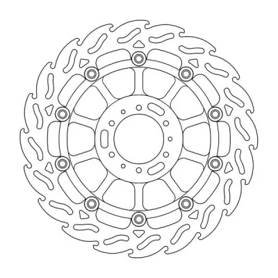 Δισκόπλακα MOTO-MASTER BRAKE ROTOR FLAME LEFT HONDA CB 1100 EX ABS 15