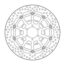 Δισκόπλακα MOTO-MASTER BRAKE ROTOR FLOAT ROUND LEFT