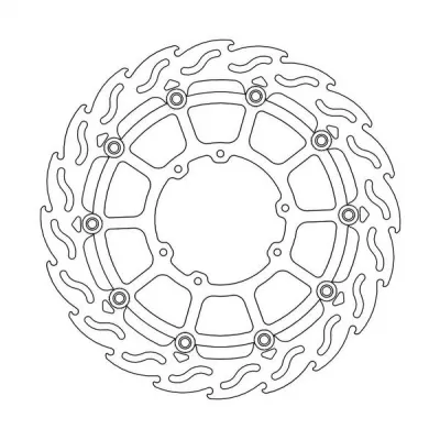 Δισκόπλακα MOTO-MASTER BRAKE ROTOR FLOAT FLAME HONDA CRF 450 RWE 23