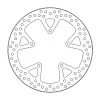Δισκόπλακα MOTO-MASTER HALO DISC FRONT FIX LEFT SATELIS 125 ABS 19
