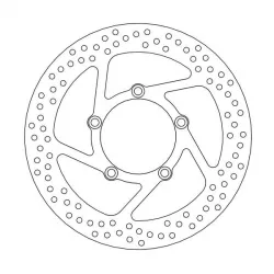 Δισκόπλακα MOTO-MASTER BRAKE ROTOR FIX ROUND LEFT Δισκόπλακα MOTO-MASTER BRAKE ROTOR FIX ROUND LEFT