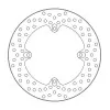 Πίσω δισκόπλακα μοτοσυκλέτας MOTO-MASTER BRAKE DISC FIX HALO REAR HONDA CBR 1000 RR-R ABS 20-22