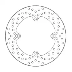 Πίσω δισκόπλακα μοτοσυκλέτας MOTO-MASTER BRAKE DISC FIX HALO REAR HONDA CBR 1000 RR-R ABS 20-22