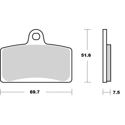 Τακάκια φρένων MOTO-MASTER BRAKE PAD CERAMIC BLATA ENDURO 125 23 Τακάκια φρένων MOTO-MASTER BRAKE PAD CERAMIC BLATA ENDURO 125 23